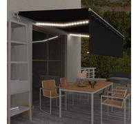 Tenda Automatica con Parasole Sensore Vento e LED 5x3 Antracite