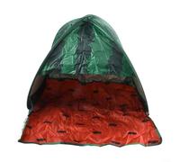 Tenda automatica per animali domestici con protezione UV, progettata per viaggiare con animali domestici, leggera e compatta con scomparti in rete (anguria)