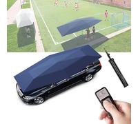 Tenda automatica per auto 2 in 1 e ombrellone da esterno, baldacchino pieghevole e mobile, telecomando, batteria mobile, supporto esterno, copertura automatica per auto
