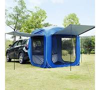 Tenda automatica per portellone posteriore auto, grande estensione posteriore per SUV, rivestimento di protezione UV, impermeabile, copertura portatile per bagagliaio, ideale per campeggio, berlina,