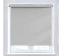 Tenda Avvolgibile 50 x 50 cm, Protezione Solare e della Privacy, Oscuranti Tendina Avvolgibile, Incl. materiale di montaggio, per Interni Porte e Finestre, Grigio Chiaro