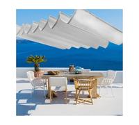 Tenda avvolgibile a vela scorrevole, 2 m x 6 m, per cortile, piscina, giardino, parcheggio e ingresso, tettoia flessibile per spazi esterni