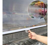 Tenda avvolgibile in plastica trasparente, tenda avvolgibile traspirante, per armadietti congelatori, espositori di supermercati, dimensioni personalizzabili, mantiene il fresco, fori regolabili per