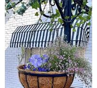 Tenda avvolgibile per porta d'ingresso, resistente ai raggi UV e impermeabile, in poliestere, ideale per balcone, veranda e cortile, 70 x 70 x 50 cm, soluzione ombreggiante per esterni