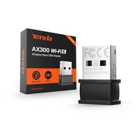 Tenda W311MI Nano USB WiFi 6 AX300 Adapter WiFi Stick for Desktop/Laptop, 2.4GHz 286Mbps WiFi Card, AP Mode, WPA/WPA2, Plug&Play, Compatible with Windows7/10/11/Linux 3.2+