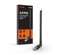 Tenda Adattatore WiFi 6 USB U11 Pro, Dual-Band AX900 Chiavetta WiFi per PC Fisso, High-Gain 6dBi Antenna WiFi Esterno, AP Mode, MU-MIMO, WPA2, Compatible with Windows7/10/11/Linux, USB 2.0