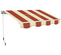 Tenda Barra Quadra 4x3 Avvolgibile Per Soffitto O Parete Bordeaux Bianco