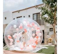 Tenda Bubble House castello gonfiabile cupola trasparente proposta di compleanno decorazione della festa nuziale 2.5m Dia with blower