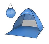 tenda campeggio Automatic Instant Pop Up Beach Tent Lightweight Outdoor UV Protection Camping Fishing Cabana Sun Shelter(Blue S)
