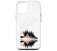 Tenda Campeggio Campo Campeggiatore Fiammifero Custodia per iPhone 12/12 Pro