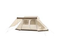 Tenda Campeggio, Tenda da campeggio pieghevole portatile da esterno Tenda automatica Tenda da cresta impermeabile e antivento con paraneve(Golden Snow Skirt)