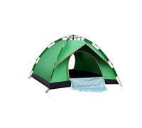 Tenda Campeggio Tenda Da Campeggio Pop-up, 4 Persone, Doppia Porta, Resistente All'acqua, Installazione Automatica(Green)