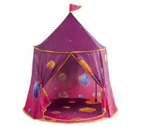 Tenda Casetta Gioco Bambini Capanna Castello Giocattolo in Tessuto 120x116 Rosa