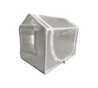 Tenda compatta a sei lati per serra isolante, design di fissaggio per piante da balcone, patio, facile installazione, copertura in PVC, serra esagonale per piante