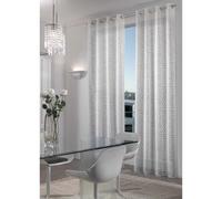 Tenda con anelli Rebus bianco 140x280 cm Bianco