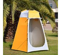 Tenda con doccia e WC, Tenda da campeggio impermeabile con doccia e bagno, spogliatoio portatile(Orange)