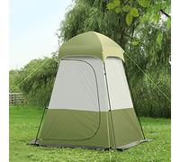 Tenda con doccia e WC, Tenda da doccia esterna Tende campeggio all'aperto spogliatoio(Green)