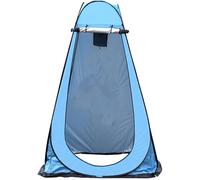 Tenda con doccia e WC, Tenda da doccia for la privacy, spogliatoio portatile, tenda campeggio con servizi igienici pop-up(Blue,120X120X190CM)