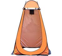 Tenda con doccia e WC, Tenda da doccia for la privacy, spogliatoio portatile, tenda campeggio con servizi igienici pop-up(Orange,120X120X190CM)