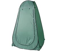 Tenda con doccia e WC, Tenda pop-up, tenda da campeggio con servizi igienici, cabina spogliatoio, for la privacy(Green,L)