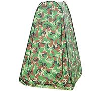 Tenda con doccia e WC, Tenda pop-up, tenda da campeggio con servizi igienici, cabina spogliatoio, for la privacy(Camouflage,S)