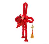 Tenda con nappe di cotone rosso per Capodanno per decorazione Cotone rosso | Cotone morbido, delicato sulla pelle, sicuro per bambini e animali domestici, colore rosso per la felicità