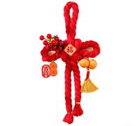 Tenda con nappe di cotone rosso per Capodanno per decorazione Cotone rosso | Cotone morbido, delicato sulla pelle, sicuro per bambini e animali domestici, colore rosso per la felicità
