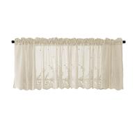 Tenda corta chic in pizzo per cucina e soggiorno migliora l'estetica della casa