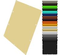 Tenda da balcone 100 x 100 cm - protezione UV e vento regolabile per campeggio, patio, piscina, colori con corde di montaggio