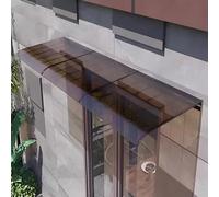 Tenda da balcone grigia 55 x 150 cm, senza trapano, resistente alle intemperie, per protezione solare, ideale per terrazze e terrazze, soluzione perfetta per l'ombra del balcone