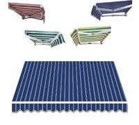 Tenda da balcone impermeabile di ricambio manuale Markise Canopy copertura durevole tela per tende da 300600 cm blu 3,6x/12x10ft facile da installare