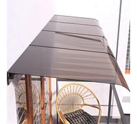 Tenda da balcone marrone, 45 x 80 cm, impermeabile, per terrazza, camper e porte, protezione dalle intemperie, durevole baldacchino per esterni, ideale per copertura e ombra del balcone