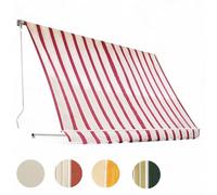 Tenda da balcone para sole a caduta senza cassone 100x250 cm con profili in alluminio