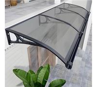Tenda da balcone per esterni, resistente alle intemperie e protezione dagli sguardi indiscreti, per terrazza, colore grigio, 100 x 200 cm, durevole con protezione da pioggia e blocco UV