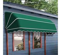 Tenda da balcone regolabile in altezza con morsetto, resistente ai raggi UV e impermeabile, funzionamento facile con manovella, design retrattile in alluminio per ombra e protezione all'aperto