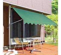 Tenda da balcone regolabile resistente ai raggi UV impermeabile con manovella senza morsetto trapano per terrazza Facile installazione perfetta per soluzioni ombreggianti all'aperto