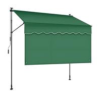 Tenda da balcone resistente ai raggi UV con tenda per la privacy, senza trapano, facile da installare, impermeabile, perfetta per terrazze e giardini, protezione esterna