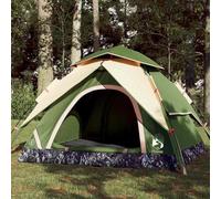 Tenda da bivacco, da campeggio, per 4 persone, colore verde, Quick Release per campeggio, escursionismo, impermeabile