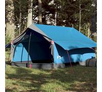 Tenda da Campeggio 2 Persone, Impermeabile e Antivento, Blu, con Rete Zanzariera e Presa Elettrica, Leggera e Compatta, Ideale per Escursioni e Spiaggia, 193 x 122 x 96 cm