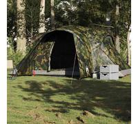 vidaXL Tenda da Campeggio a Cupola per 6 Persone Mimetica Impermeabile