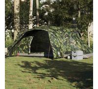 vidaXL Tenda da Campeggio a Cupola per 6 Persone Mimetica Impermeabile