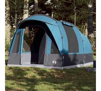 vidaXL Tenda da campeggio a tunnel per 3 persone Impermeabile Blu