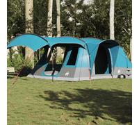 vidaXL Tenda da campeggio a tunnel per 5 persone impermeabile Blu
