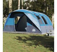 vidaXL Tenda da Campeggio a Tunnel per 5 Persone Blu Impermeabile