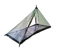Tenda da campeggio a tunnel per due persone con telaio in lega di alluminio e doppie porte per un facile accesso (tenda grigia)