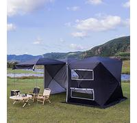 Tenda da campeggio automatica pop up SUV, riparo istantaneo portatile con tenda da auto e borsa per il trasporto, universale per avventure all'aperto in famiglia
