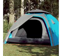 Tenda da campeggio bivacco, tenda turistica per 4 persone, blu Quick Release per campeggio, viaggi, trekking, giardino