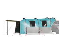 Tenda da Campeggio da Auto per 4 Persone Blu Impermeabile