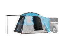 Tenda da Campeggio da Auto per 4 Persone Blu Impermeabile