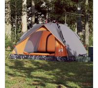 Tenda da campeggio, da bivacco, per 3 persone, colore grigio e arancione, Quick Release per attività all'aperto, campeggio, escursionismo, impermeabile